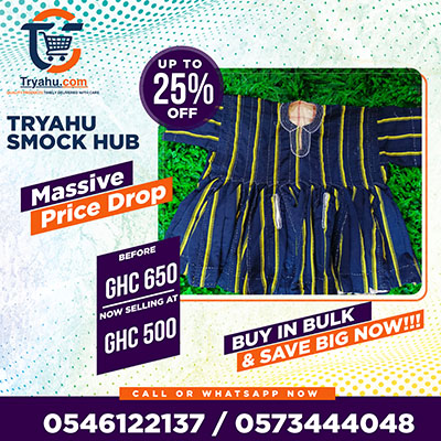 Authentic Ghanaian Smocks for Sale | Buy Fugu Tryahu